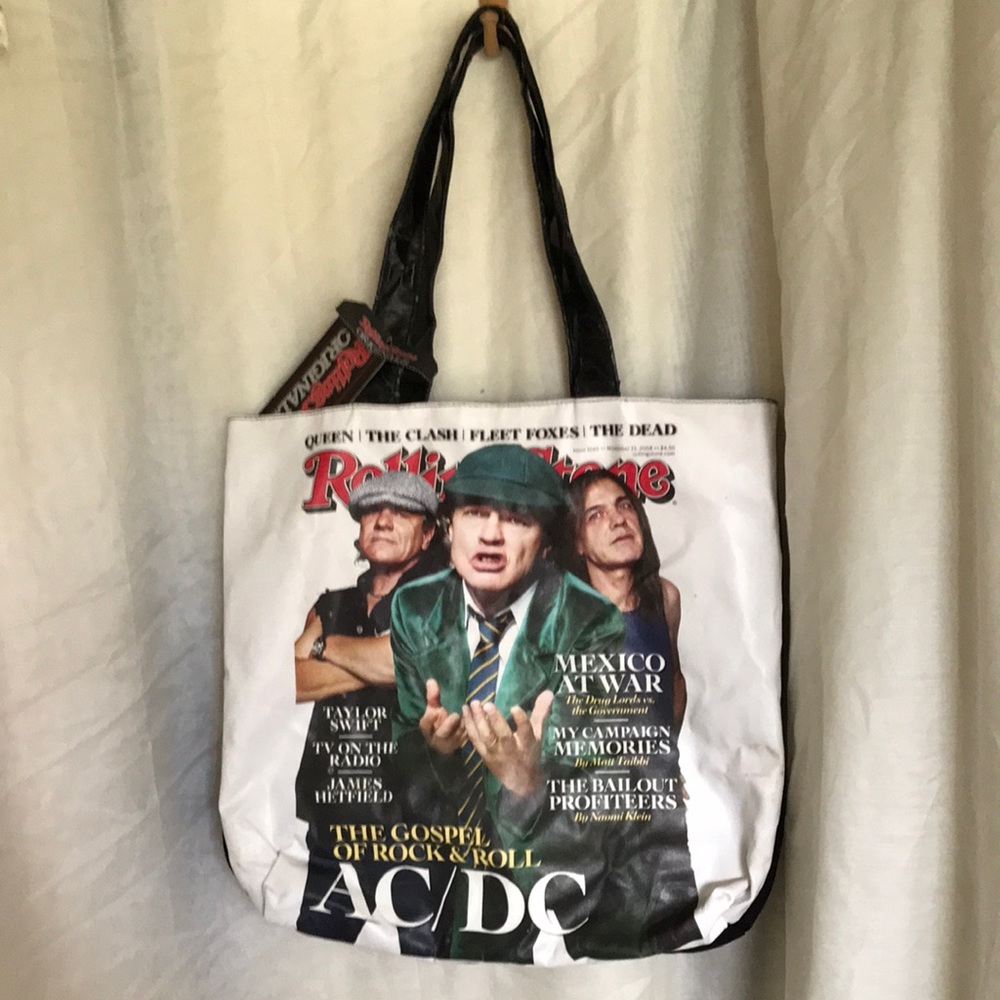 Rolling Stone Originals AC/DC canvas tote bag